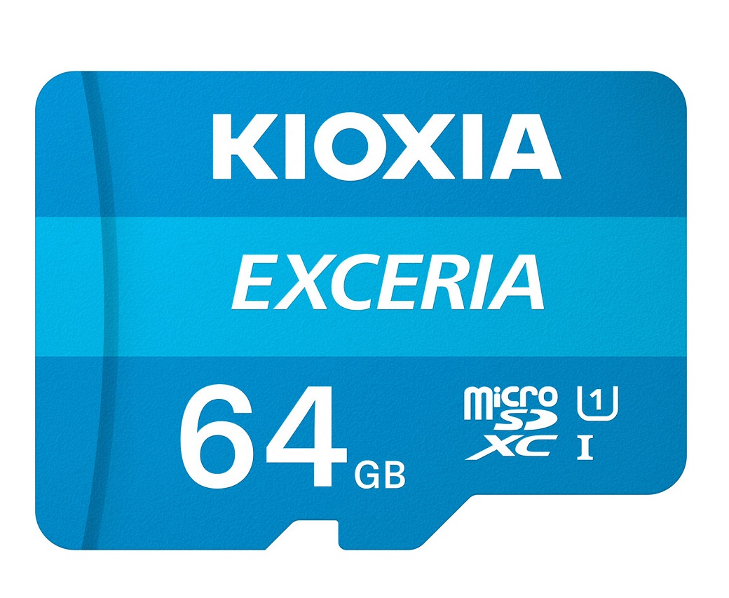 Carto Memria Kioxia Exceria C10 UHS-I U1 microSDXC 64GB + Adaptador SD 1